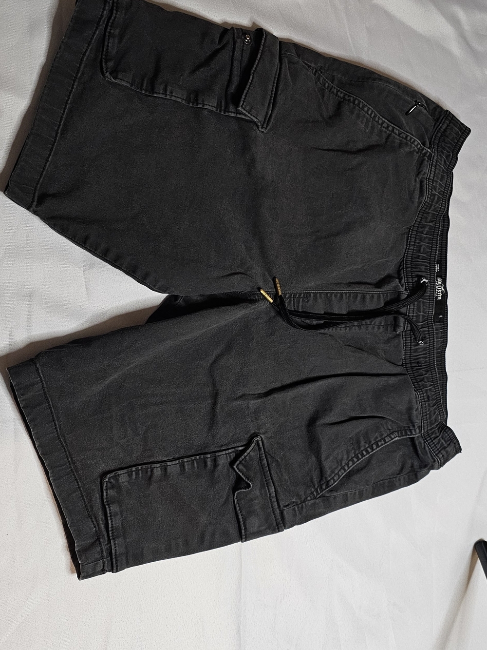 Hollister Black Jogger Shorts